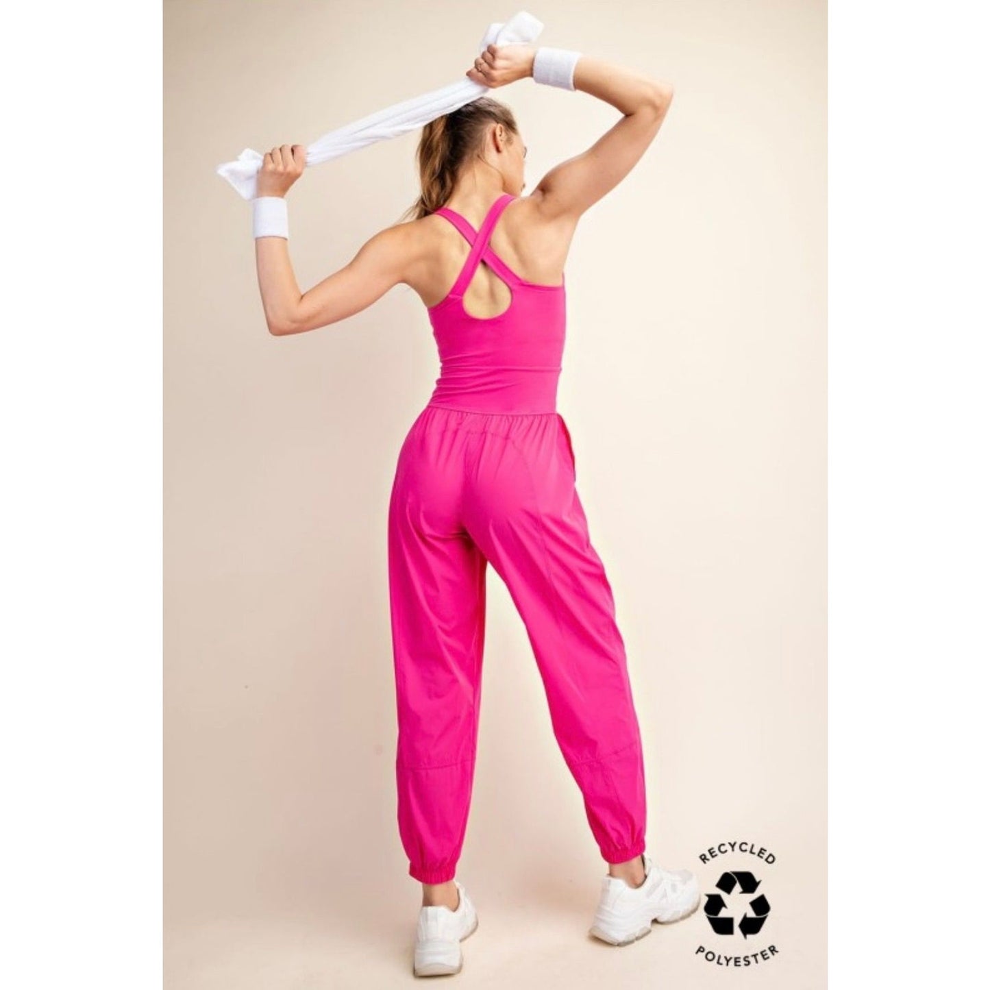 Rae Mode Hot Pink Jumpsuit